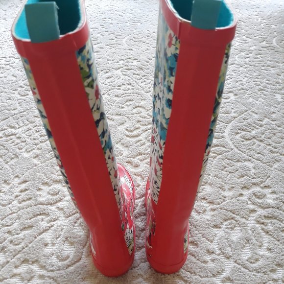 Anthropologie Colloquial Rain Boots, Pink - Picture 4 of 6